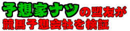 予想家ナツの盟友が競馬予想会社を検証